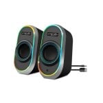 Spirit of Gamer FANATIC 500 DARK Kabellose/kabelgebundene Bluetooth-Lautsprecher, 3 W RMS, Hintergrundbeleuchtung