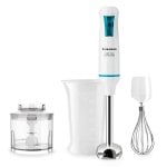 Frullatore a immersione Taurus Robot 750 Easy Plus Inox 750W Blu/Bianco Tazza da 500ml e tritatutto Frullatore a immersione Taurus Robot 750 Easy Plus Inox 750W Blu/Bianco Tazza da 500ml e tritatutto