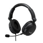 Auscultadores com fio G-lab com microfone dobrável e controlo de volume online Auscultadores com fio G-lab com microfone dobrável e controlo de volume online