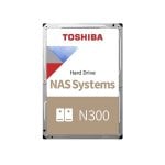 HDD Toshiba N300 da 8 TB, 3,5″, 7200 rpm, SATA III, 281 MiB/s, per NAS + 512 MB di buffer HDD Toshiba N300 da 8 TB, 3,5″, 7200 rpm, SATA III, 281 MiB/s, per NAS + 512 MB di buffer