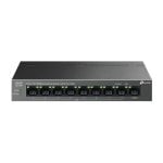 TP-Link 9-Port Fast Ethernet Switch 8 PoE+ 73,24 W Lüfterlos QoS Wand