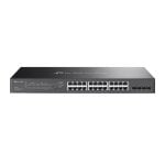 TP-Link 24-Port Gigabit L2+ 4 SFP PoE+ 150W verwalteter lüfterloser Switch
