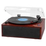 Tocadiscos Trevi Direct Drive Madera Bluetooth 33/45/78 RPM Altavoces 30W