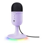 Trust GXT 234 Yunix USB-Nieren-RGB-Mikrofon mit stummen Kopfhörerausgang, Lila Trust GXT 234 Yunix USB-Nieren-RGB-Mikrofon mit stummen Kopfhörerausgang, Lila