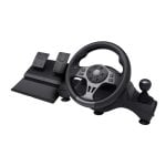 Volant de jeu multiplateforme Trust GXT 289 MOVI à pédales vibrantes 270°, noir Volant de jeu multiplateforme Trust GXT 289 MOVI à pédales vibrantes 270°, noir