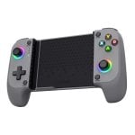 Manette de jeu Bluetooth Trust grise, 18 boutons, 600 mAh, compatible Android et iOS Manette de jeu Bluetooth Trust grise, 18 boutons, 600 mAh, compatible Android et iOS