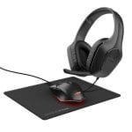 Casque de jeu filaire Trust avec microphone pliable et kit gamer 3 en 1 Casque de jeu filaire Trust avec microphone pliable et kit gamer 3 en 1
