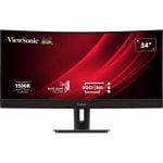 Monitor Viewsonic 34″ 3440x1440 100Hz VA Curvo FreeSync USB-C Altura Ajustável Monitor Viewsonic 34″ 3440x1440 100Hz VA Curvo FreeSync USB-C Altura Ajustável