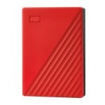 Western Digital 6TB HDD 2,5″ USB 3.2 Gen 1 My Passport + rotes Kunststoffgehäuse