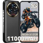 Oukitel WP35 Pro 5G 12GB Preto 512GB Tripla Câmara