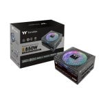 Alimentation Thermaltake 850 W 80 PLUS Gold Toughpower GF3 ARGB avec options ARGB, 5 cartes PCIe et gestion des câbles intégrée