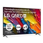 LG QNED AI 86QNED82A6B 2,18 m (86") 4K Ultra HD Smart TV Wi-Fi Preto