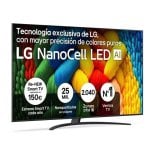 TV LG NanoCell 86NANO81A6A 86" 4K UltraHD 60Hz Smart TV WebOS HDR10 Pro Gaming Cloud