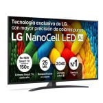 TV LG NanoCell 55NANO81A6A 55" 4K UltraHD 60Hz Smart TV WebOS HDR10 AI Upscaling