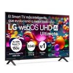 Téléviseur intelligent LG LED 50UA75006LA 50 pouces 4K Ultra HD AI HDR10 sans cadre AirPlay 2 Bluetooth