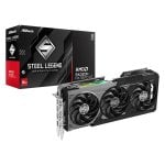 Carte graphique d'overclocking Asrock Radeon RX 9070 XT Steel Legend Dark 16 Go GDDR6 RDNA 3 Carte graphique d'overclocking Asrock Radeon RX 9070 XT Steel Legend Dark 16 Go GDDR6 RDNA 3