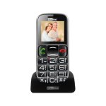 Maxcom MM462BB Telefon mit großen Tasten, SOS-Taste, 1,8-Zoll-Display, VGA-Kamera, FM, Schwarz Maxcom MM462BB Telefon mit großen Tasten, SOS-Taste, 1,8-Zoll-Display, VGA-Kamera, FM, Schwarz