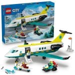 Ambulancia aérea Lego City 60465 403 piezas motonieve laboratorio médico Ambulancia aérea Lego City 60465 403 piezas motonieve laboratorio médico