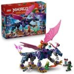 Set de construcción LEGO NINJAGO Dragón Maestro Rontu 71842 381 piezas articulado