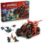 Set LEGO Vehículo de Combate Ninja 71844 Ninjago 3 en 1 561 Piezas 6 Minifiguras