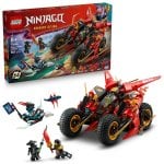 Set LEGO Vehículo de Combate Ninja 71844 Ninjago 3 en 1 561 Piezas 6 Minifiguras Set LEGO Vehículo de Combate Ninja 71844 Ninjago 3 en 1 561 Piezas 6 Minifiguras