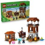 LEGO Minecraft 21278 Il Posto Avanzato dei Saccheggiatori e il Devastatore 665 pezzi