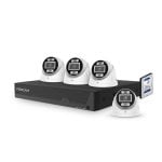 Kit de videovigilancia Foscam FN9108E-T4-2T 4 cámaras T5EP PoE 5MP disco duro 2TB IP66