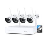 Foscam FN8108W-B4-1T 4-Kamera-WLAN 3MP NVR 1TB Outdoor IP66 Mesh-Videoüberwachungskit