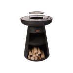 Barbacoa Purline EFP55RB Acero Corten 60cm Brasero Cajón Ceniza Funda UV Barbacoa Purline EFP55RB Acero Corten 60cm Brasero Cajón Ceniza Funda UV