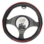 Funda Protectora Para Volante Dunlop Universal Negro/rojo Ø37-ø39 Cm Funda Protectora Para Volante Dunlop Universal Negro/rojo Ø37-ø39 Cm