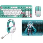 ASUS TUF GAMING K3 GEN II Hatsune Miku Teclado + Auriculares + Ratón P521 + Alfombrilla ASUS TUF GAMING K3 GEN II Hatsune Miku Teclado + Auriculares + Ratón P521 + Alfombrilla