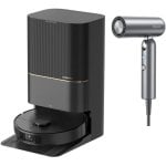 Dreame X40 Ultra Complete Robot Aspirador com Estação Base + Pocket Secador de Cabelo Dobrável Cinzento Dreame X40 Ultra Complete Robot Aspirador com Estação Base + Pocket Secador de Cabelo Dobrável Cinzento