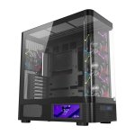 XYZ QUANTUM PRO PC-Gehäuse aus gebogenem Glas / 6,2-Zoll-Bildschirm / 400-mm-GPU-Unterstützung / A-RGB / ATX