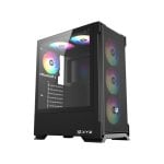 XYZ AIRONE 300-X Mesh Tower 6x120mm ARGB Tempered Glass ATX Weiß/Schwarz