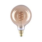 Ampoule LED connectée Shelly Vintage G125 Wi-Fi E27 à intensité variable Marron clair Ampoule LED connectée Shelly Vintage G125 Wi-Fi E27 à intensité variable Marron clair