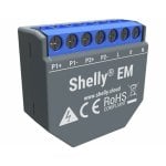 Module de compteur Wi-Fi double Shelly EM 2x120A, application, exportation de données, compatible MQTT Module de compteur Wi-Fi double Shelly EM 2x120A, application, exportation de données, compatible MQTT