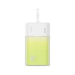 Powerbank Baseus Popsicle 5200mAh 20W USB-C Lightning Integrado Verde/Branco