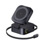 Cargador inalámbrico Baseus PicoGo 2-en-1 MagSafe Qi2 67W Negro doble salida Cargador inalámbrico Baseus PicoGo 2-en-1 MagSafe Qi2 67W Negro doble salida