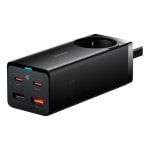 Baseus Carregador GaN3 Pro PSZM000901 65 W 2x USB-C 2x USB-A Tomada CA Proteção Avançada Preto Baseus Carregador GaN3 Pro PSZM000901 65 W 2x USB-C 2x USB-A Tomada CA Proteção Avançada Preto