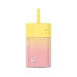 Powerbank Baseus Popsicle 5200mAh 20W USB-C Lightning Integriert Gelb/Pink