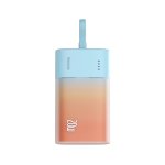 Baseus Popsicle Power Bank da 5200 mAh con cavo Lightning integrato da 20 W, blu/arancione, compatto Baseus Popsicle Power Bank da 5200 mAh con cavo Lightning integrato da 20 W, blu/arancione, compatto