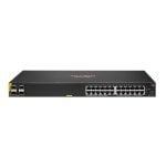 Switch PoE gestito HPE Aruba CX 6000 con 24 porte RJ-45, 4 SFP, 56 Gbps, 370 W Switch PoE gestito HPE Aruba CX 6000 con 24 porte RJ-45, 4 SFP, 56 Gbps, 370 W