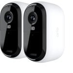Pack de caméras IP Arlo Essential 2K : 2 caméras sans fil 1440p, vision nocturne et détection de mouvement Pack de caméras IP Arlo Essential 2K : 2 caméras sans fil 1440p, vision nocturne et détection de mouvement