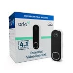 Sonnette vidéo sans fil à piles Arlo Essential HD blanche 1536 x 1536 180° avec Alexa Sonnette vidéo sans fil à piles Arlo Essential HD blanche 1536 x 1536 180° avec Alexa