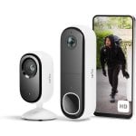Cámara IP Arlo Essential 2 Indoor 2K + Videoportero inalámbrico visión nocturna y Alexa