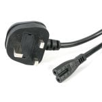 Fonte di Alimentazione StarTech BS1363 IEC 320 C7 250V 2,5A 1m Certificata UL