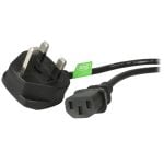 StarTech.com 10A 250V 1m BS 1363 auf C13 18AWG Schwarz IEC 60320 Netzteil StarTech.com 10A 250V 1m BS 1363 auf C13 18AWG Schwarz IEC 60320 Netzteil
