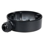 Boîte de jonction en aluminium Hikvision DS-1280ZJ-DM21-BLACK, noire, 36 mm/105 mm/3,5 kg