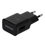 Adaptador de Corriente Samsung 15W USB Tipo-A Negro carga rápida Fast Charge