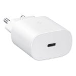Cargador rápido Samsung USB Tipo C 25W Blanco compatible PD 3.0 a granel